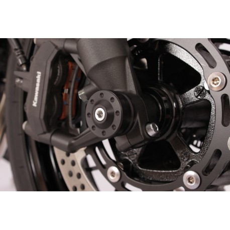Kit protection d’axe de roue avant GILLES TOOLING pour moto KAWASAKI Z900RS