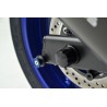 Protections fourche et bras oscillant (axe de roue) GILLES TOOLING GTA noir/rouge Ducati 2