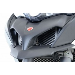 Protection de radiateur d'huile R&G RACING inox DUCATI 1200 MONSTER 2014-2020 1200 MULTISTRADA 2013-2018