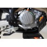 Protection moto enduro AXP XTREM le sabot moteur pour moto HUSQVARNA FC 450 FX 450 KTM SX-F 450 2
