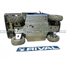 Sabot complet RIVAL - aluminium 4mm CF Moto
