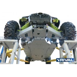 Sabot complet RIVAL - aluminium 4mm Can-Am Maverick