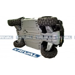 Sabot complet RIVAL - aluminium 4mm CF Moto Uforce 500/800