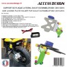 Support de plaque latéral ACCESS DESIGN pour votre moto DUCATI SCRAMBLER 7