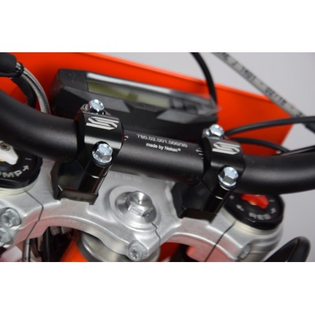 Pontets de guidon SCAR Ø28.6mm pour té de fourche origine moto BETA GAS GAS HUSQVARNA KTM SHERCO