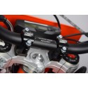 Pontets de guidon SCAR Ø28.6mm pour té de fourche origine moto BETA GAS GAS HUSQVARNA KTM SHERCO