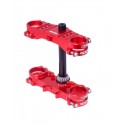 Té de fourche XTRIG Rocs Offset 28mm rouge Honda CRF150R