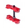 Té de fourche XTRIG Rocs Offset 28mm rouge Honda CRF150R 0