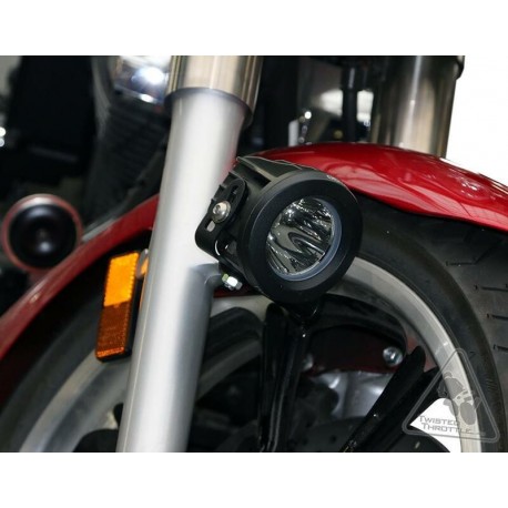 Support éclairage pour feux moto additionnel DENALI Kawasaki Vulcan / Yamaha Star Cruisers