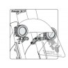 Support éclairage pour feux moto additionnel DENALI HARLEY DAVIDSON 4
