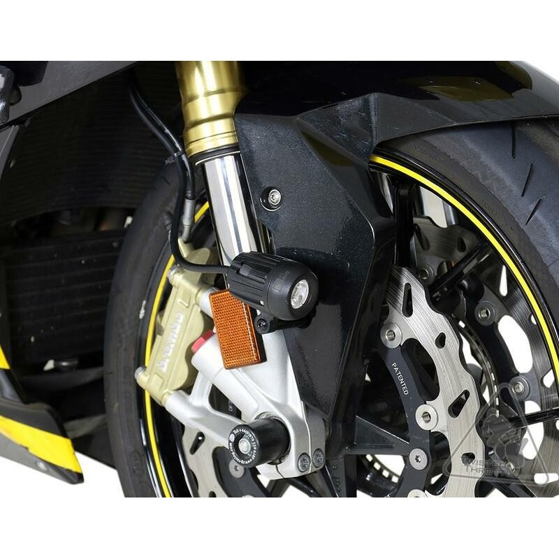 Support éclairage additionnel DENALI pour garde boue moto kit feux  antibrouillard moto DENALI