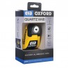 Bloque disque avec alarme OXFORD Quartz XA10 Alarm Disc Lock - jaune/noir 2