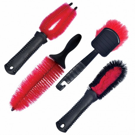 Kit De Nettoyage Trombone 3 Pièces - Brosse Embouchure, Brosse Valve Et Brosse Flexible 80 Cm - Entretien Instrument