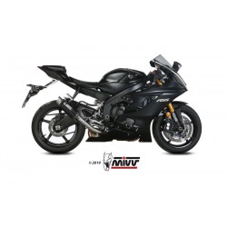Silencieux MIVV GP Pro carbone/casquette inox Yamah YZF-R6