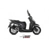 Silencieux MIVV Mover inox noir/casquette ABS noir Honda SH 300 0