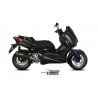Silencieux MIVV Mover inox noir/casquette ABS noir Yamaha T-Max 300 0