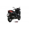 Silencieux MIVV Mover inox noir/casquette ABS noir Yamaha T-Max 300 2