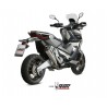 Silencieux MIVV Delta Race inox /casquette carbone Honda X-ADV 750 1