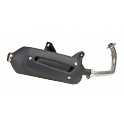 Ligne complète TECNIGAS Maxi 4 Acier noir - Aprilia