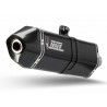 Ligne complète MIVV Speed Edge Black inox/silencieux inox noir/casquette carbone SYM Max Sym 500 TL 2