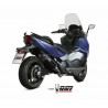 Ligne complète MIVV Speed Edge Black inox/silencieux inox noir/casquette carbone SYM Max Sym 500 TL 3