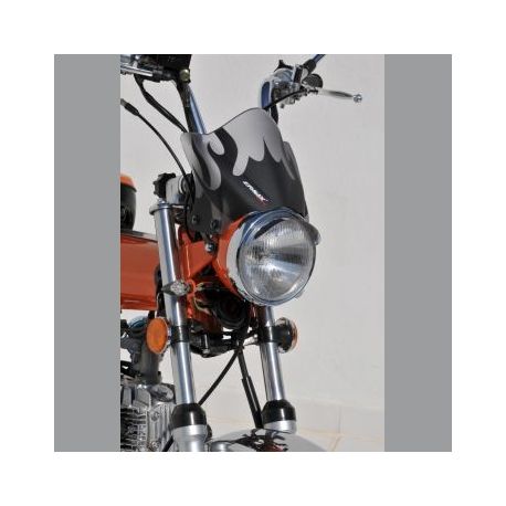 Pare-brise Réglable Pour Moto DAX ST125 (2022-2023) - Noir