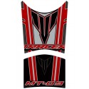Protection de réservoir MOTOGRAFIX 2pcs noir/rouge Yamaha MT-09 Tracer