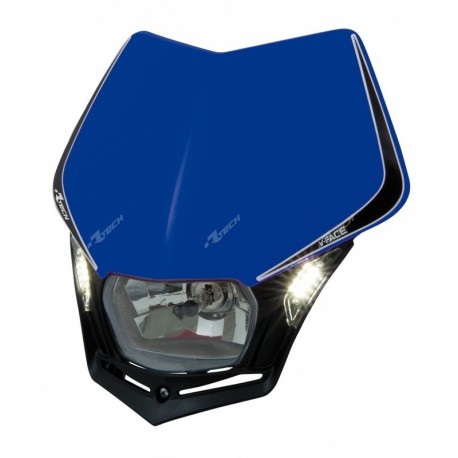 Plaque phare moto universelle RACETECH V-Face Led 