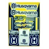 Planche de stickers autocollants moto BLACKBIRD HUSQVARNA 1