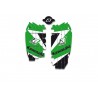 Kit déco de cache radiateur BLACKBIRD Dream Graphic 3 vert Kawasaki KX250F 0