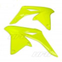 Ouïes de radiateur UFO jaune fluo Suzuki RM-Z250