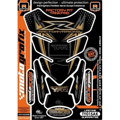 Protection de réservoir MOTOGRAFIX pour votre moto YAMAHA FACTORY RACING
