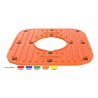 Caoutchouc de remplacement trépied POLISPORT orange 1