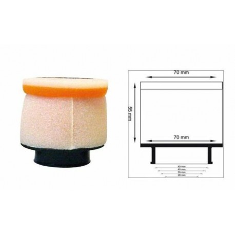 Filtre à air moto TWIN AIR Universel pour PITBIKE 63mm