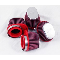 Filtre à air lavable BMC coniques universel DIAMETRE 50mm Décalé à droite