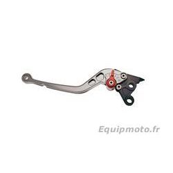 Levier d'embrayage BIHR aluminium taillé dans la masse anodisé noir HONDA CB600F HORNET / CBF600 / CBR600/900/1000RR / CB1000R