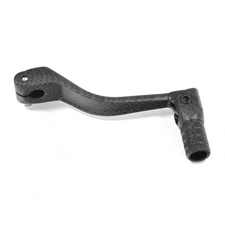 Sélecteur de vitesse V PARTS alu texture carbone Derbi