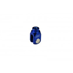 Chape de réglage de frein arrière SCAR alu bleu Kawasaki