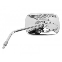 Retroviseur moto universel V PARTS Eagle Spirit chromé