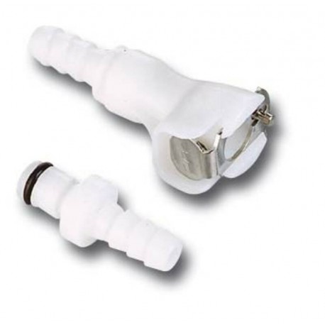 Raccord rapide MOTION PRO Ø8mm simple blocage blanc