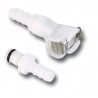 Raccord rapide MOTION PRO Ø8mm simple blocage blanc 1
