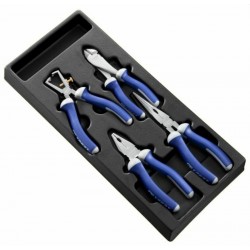 Module d'outils EXPERT 4 pinces mécanicien  plateau plastique