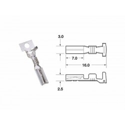 Cosse femelle série 090 SMTO BIHR Ø085mm²/125mm²  50pcs