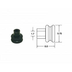 Joints silicone creux 090 SMTO BIHR Ø17mm noir  50pcs