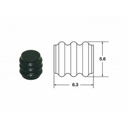 Joints silicone plein 090 SMTO BIHR Ø17mm noir  50pcs