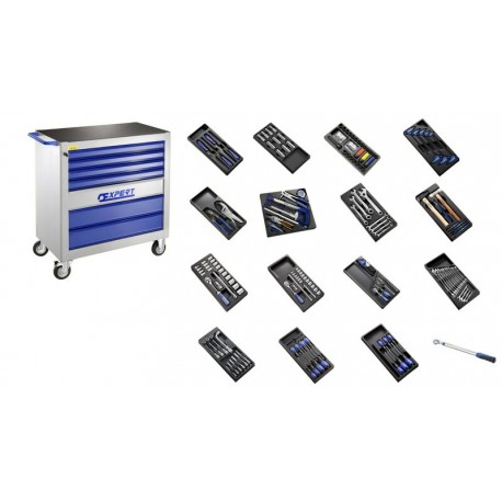 Servante XL équipée EXPERT 250 outils  7 tiroirs