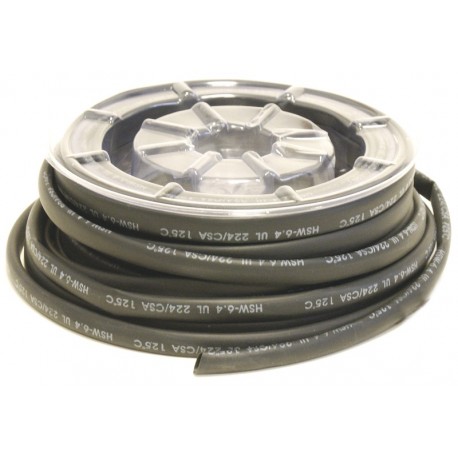 Bobine de gaine thermoretractable BIHR noir Ø48mm 12m