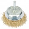 Brosse métallique cuvette à tige DRAPER Ø50mm 0