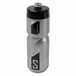 Bidon POLISPORT 800ml S800 argent/noir/blanc bouchon à visser