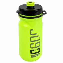 Bidon POLISPORT 600ml C600 Lime vert/noir bouchon à clipser